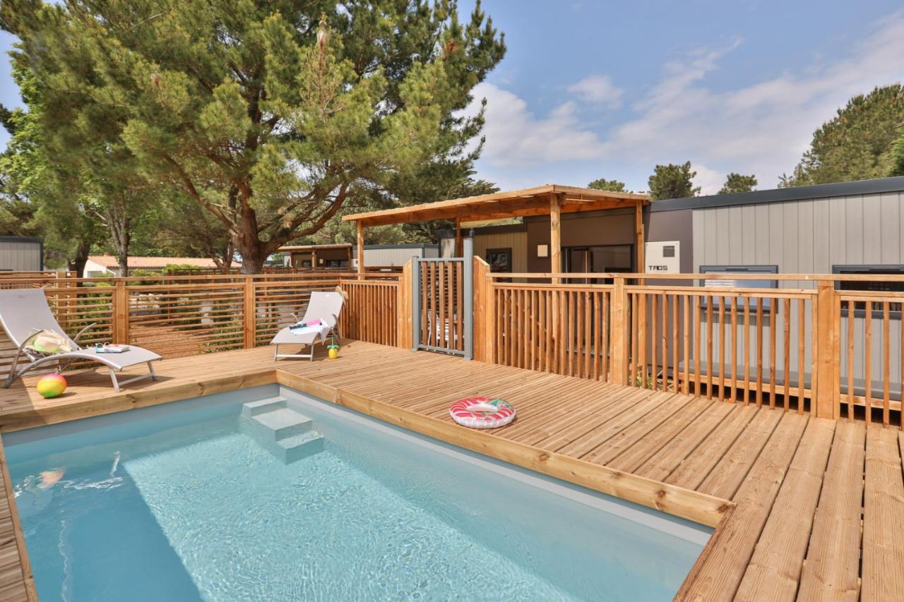 Camping Les Peupliers La Flotte Exterior foto
